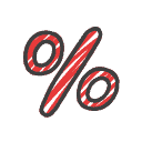 percentage with accent